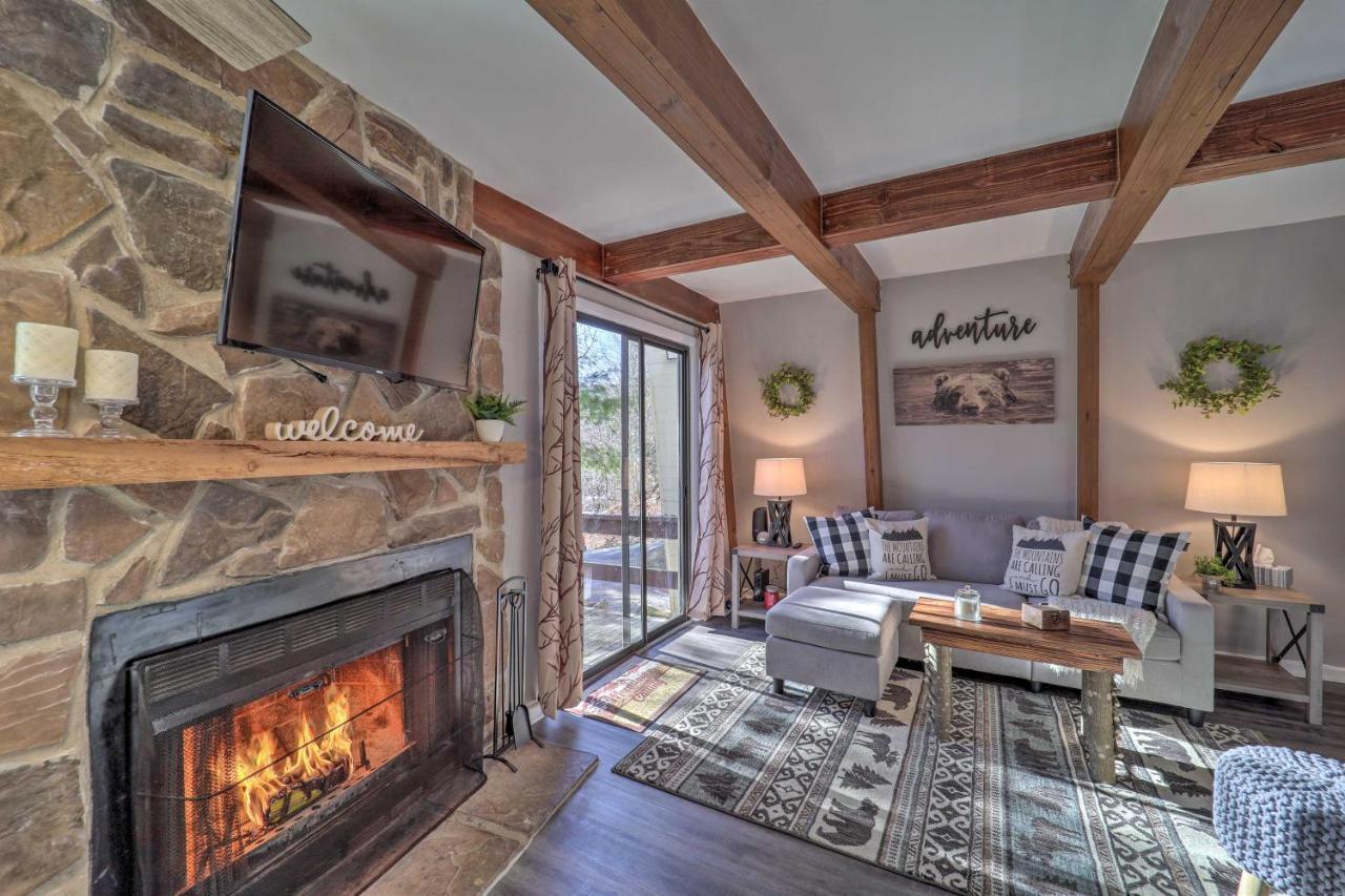 Banner Elk Mountain Retreat With Deck And Fireplace Dış mekan fotoğraf