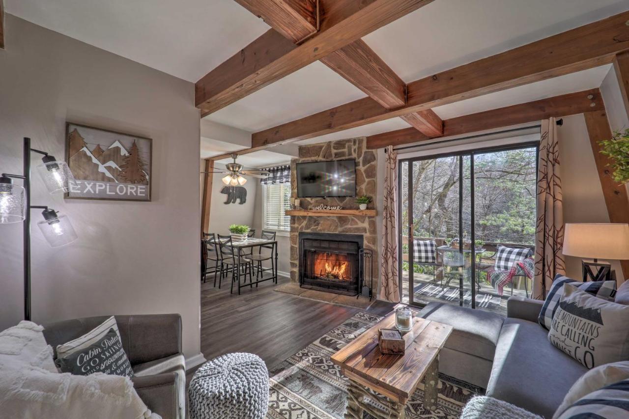 Banner Elk Mountain Retreat With Deck And Fireplace Dış mekan fotoğraf